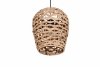 Lampa wisząca pleciona hiacynt wodny kolor naturalny owalna boho rystykalna industrialna minimalistyczna JEAN R36221036 Rl